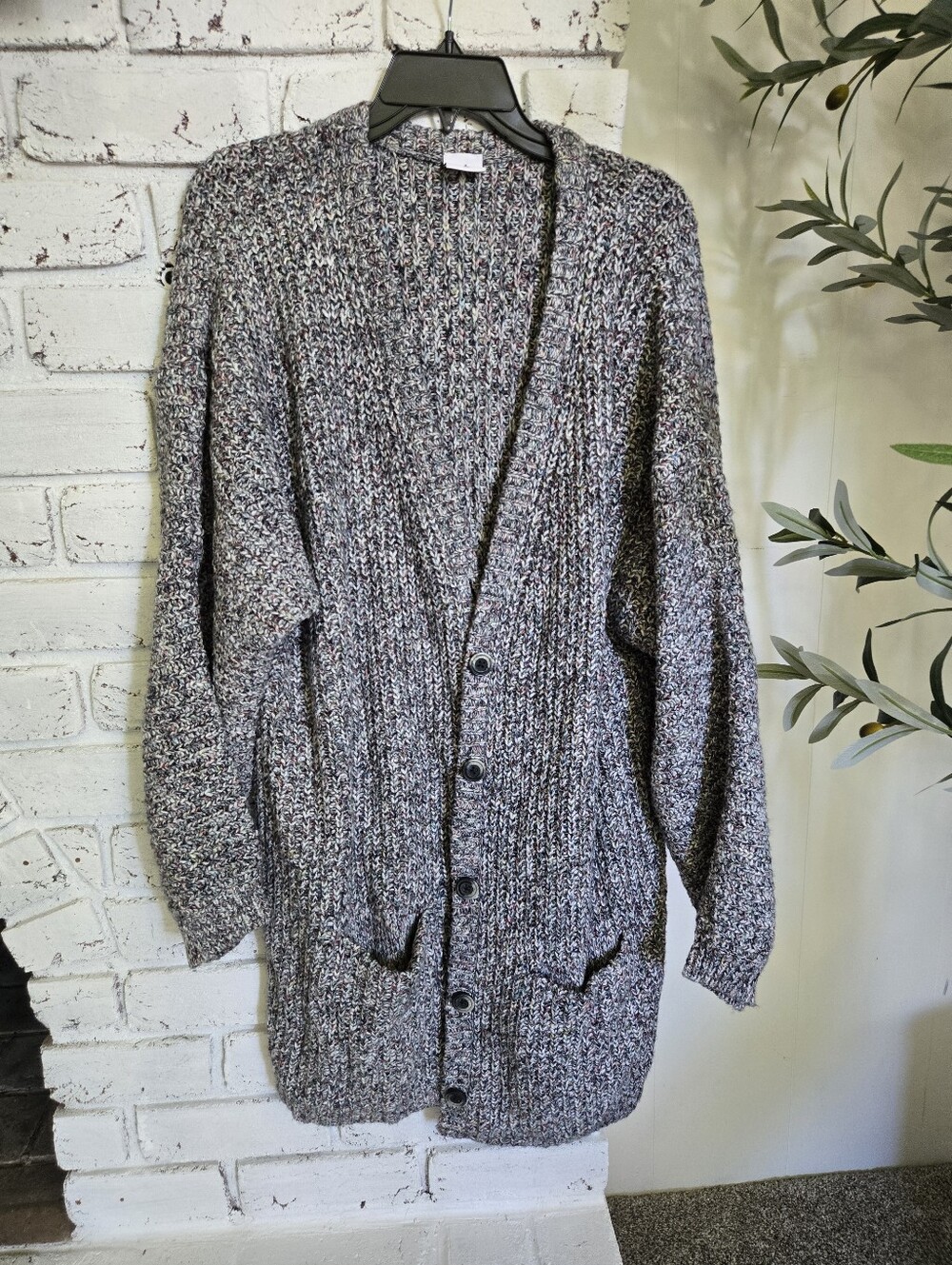 CAbi Long Knit Cardigan